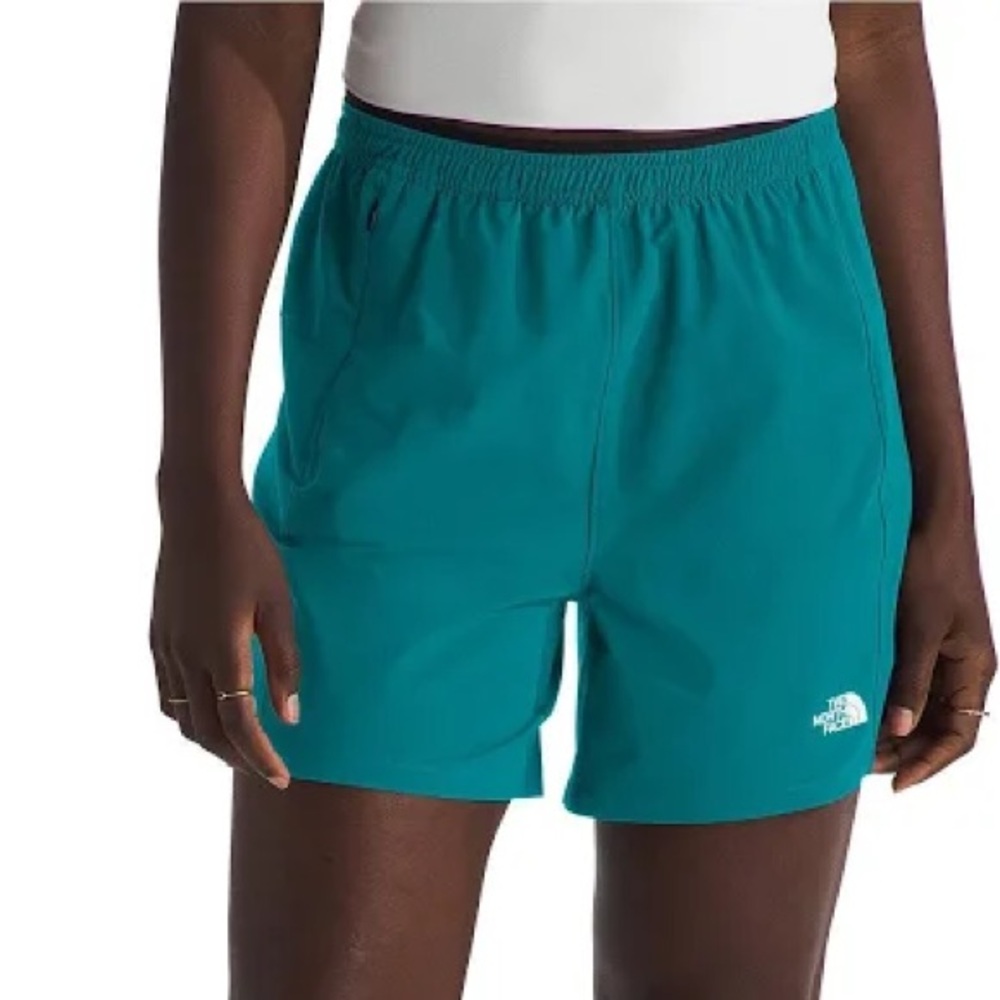 The North Face Blue Athletic Sweat pant Shorts Lightweight Activewear